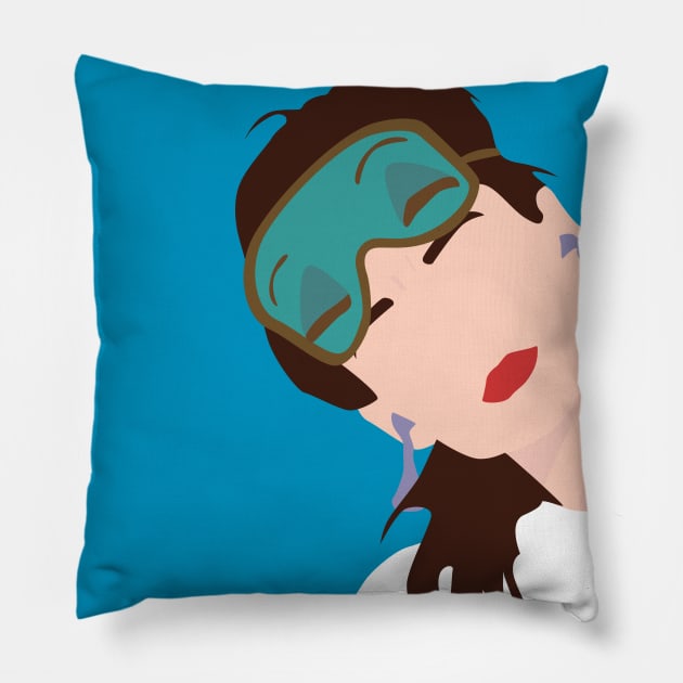 Holly Golightly. Pillow by NostalgiaPaper