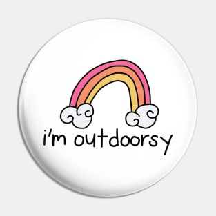 Rainbow Outdoorsy Pin