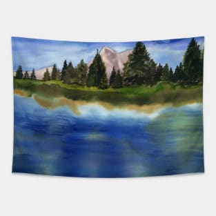 beautiful spring landscape Tapestry