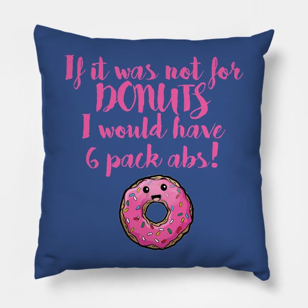 I love Donuts Pillow by hjartistry