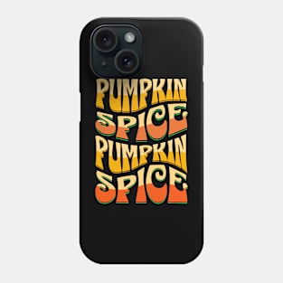 Pumpkin Spice Retro Hippy Phone Case