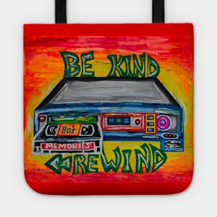 Rewind to the 1980's Retro VHS Tape Tote