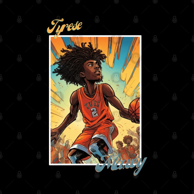 Tyrese Maxey Philadelphia victor illustration design by Nasromaystro