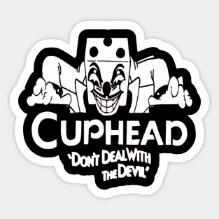 Gulping King Dice Sticker - Gulping King Dice The Cuphead Show