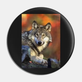 AUTUMN WOLF Pin