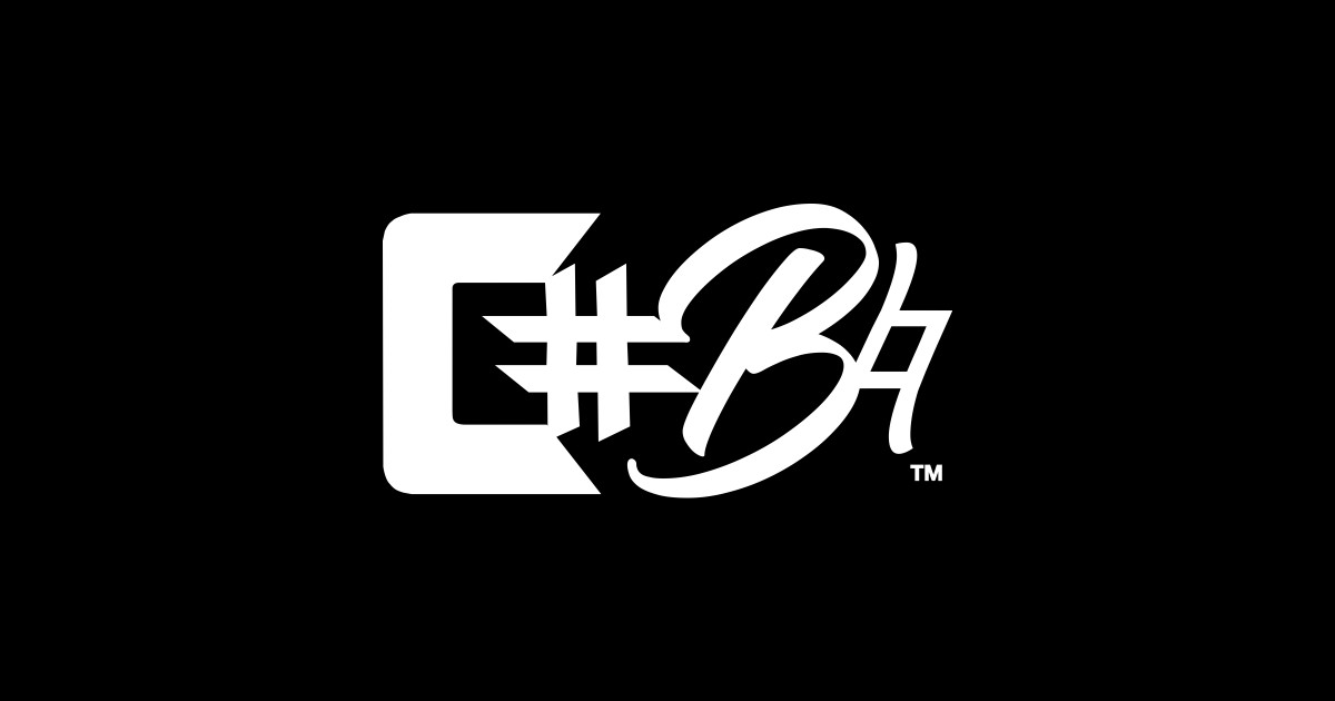C sharp B natural Symbols in White - C Sharp B Natural - Sticker ...