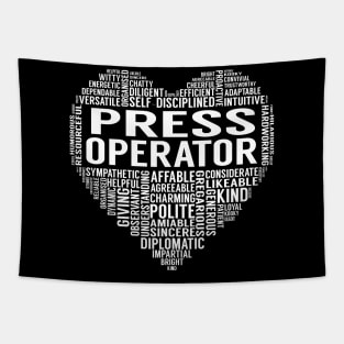 Press Operator Heart Tapestry