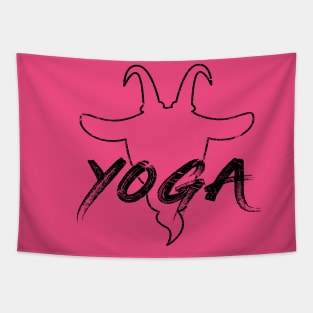 Goat Yoga Workout Gift Tapestry