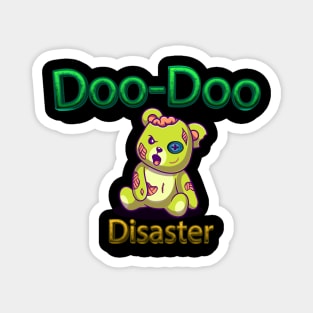 Doo-Doo Disaster Sarcastic Defense Against Zombies this Halloween Magnet