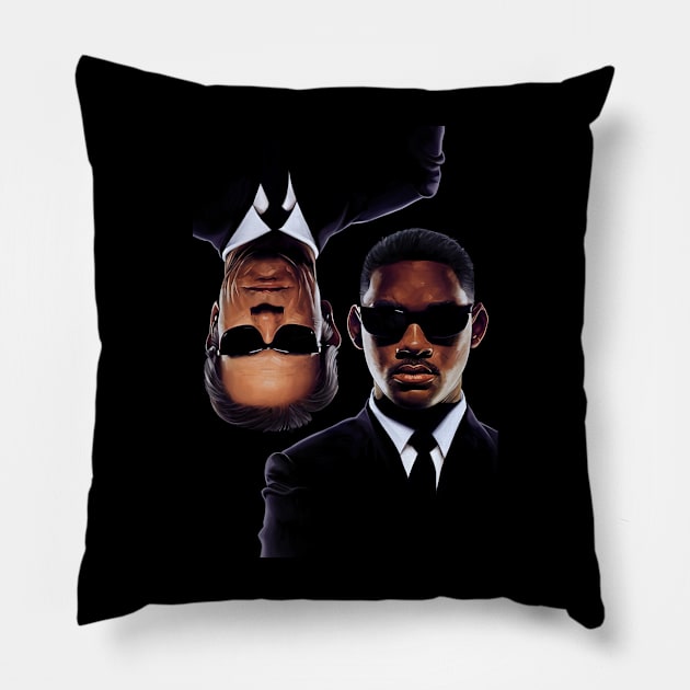 Men in Black Pillow by dmitryb1