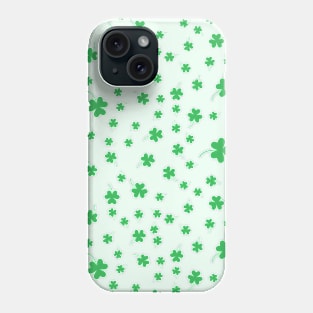 St Patricks Day Clover Pattern Phone Case