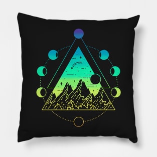 Rainbow Pyramid Pillow