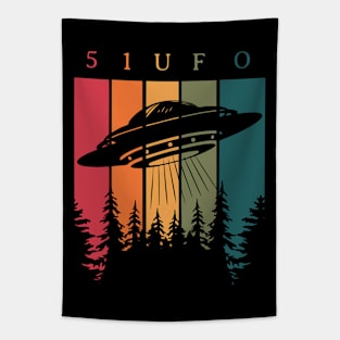 ufo extraterrestrial alien spaceship Tapestry