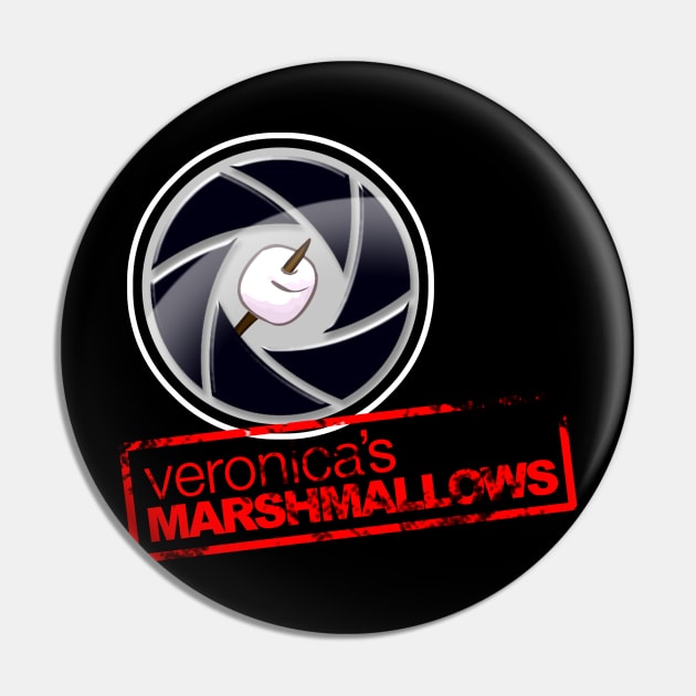 Veronica's Marshmallows Logo Pin by Veronicas Marshmallows Podcast