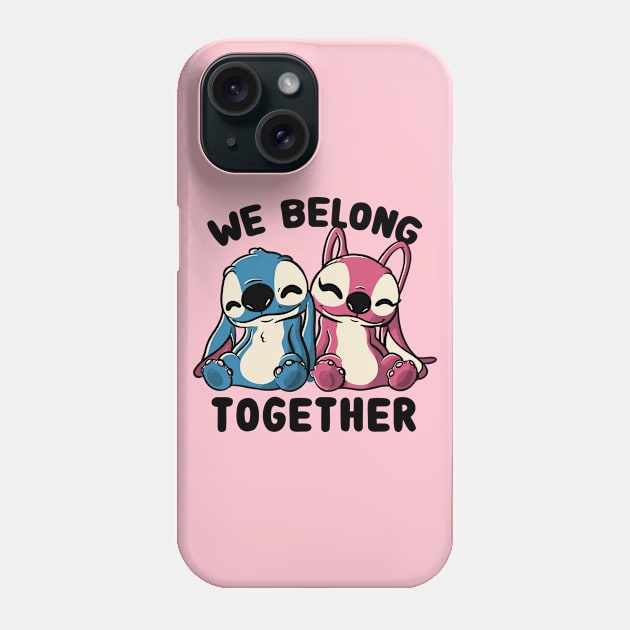 We Belong Together Cute Lover Gift Phone Case by eduely