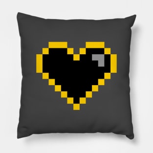 Bat Pixel Heart Pillow