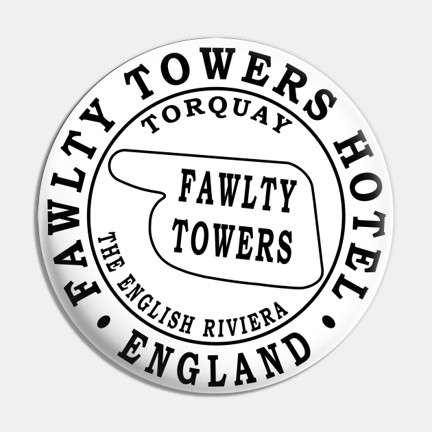 Fawlty Towers Hotel Pin by Lyvershop