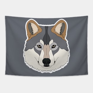 Mexican Gray Wolf Tapestry