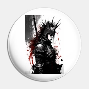 Gothic Punk Medieval Knight Pin