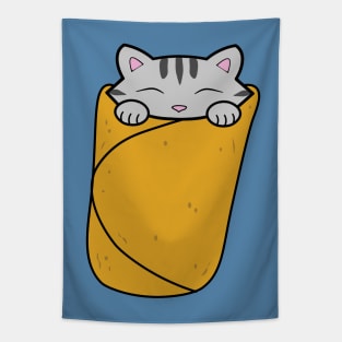 Purrito, cute cat burrito Tapestry