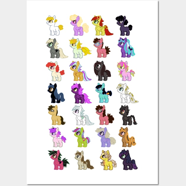 Poster MY LITTLE PONY - names, Wall Art, Gifts & Merchandise