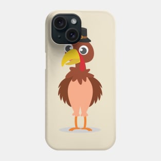 Happy Thanksgiving Baby Chick Smiling Phone Case