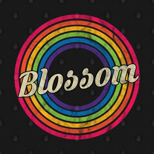 Blossom - Retro Rainbow Faded-Style by MaydenArt