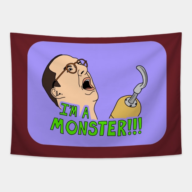 Arrested Development - Buster - Hook / I'm A Monster Tapestry by Tomarto