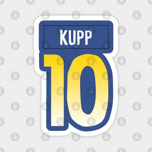 Cooper Kupp Jersey Magnet by islandersgraphics