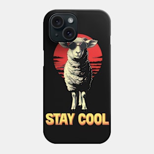 Sunglasses Sheep: Stay Cool Vibes Phone Case