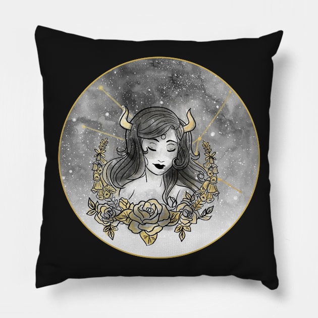 Taurus Pillow by shelbywolf