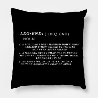 Legend Definition Essential Black Edition Pillow