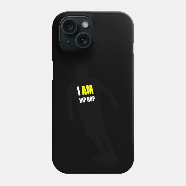 IAHH-SILHOUETTE-SKATEBOARDER-MALE Phone Case by DodgertonSkillhause