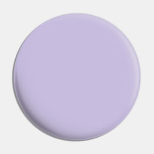 Solid Lilac Light Purple  Monochrome Minimal Design Pin