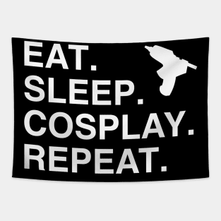 Eat Sleep Cosplay Repeat Tapestry