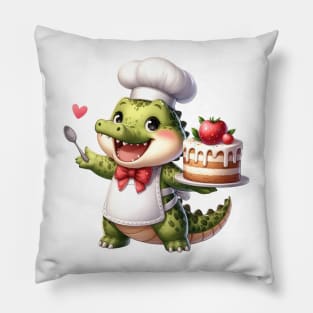Valentine Love Crocodile Pillow