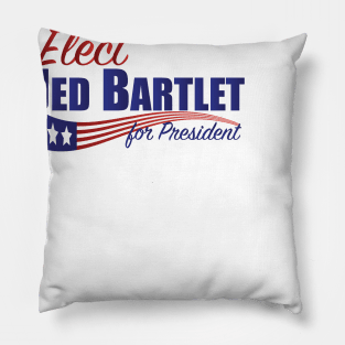 Elect Jed Bartlet for President, Flag Underline Pillow