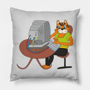 Cat  Developer Pillow