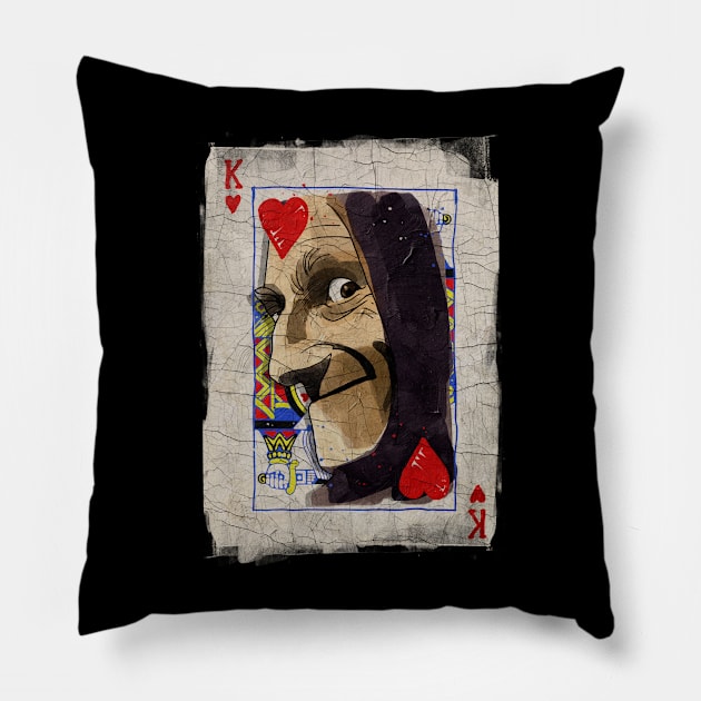 King Igor Vintage - Original Artwork Pillow by GLORIADEWATA