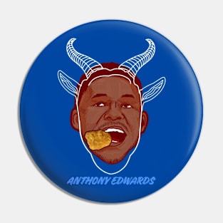 The Goat - Anthony Edwards Eats Nuggets Pin