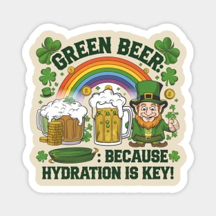 Green Beer Magnet