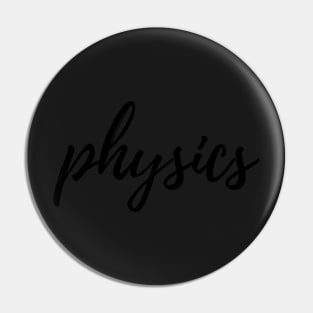 Physics Binder Label Pin
