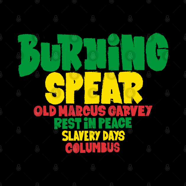 Burning Spear Reggae Tribute - Rasta Vibes Design by Boogosh