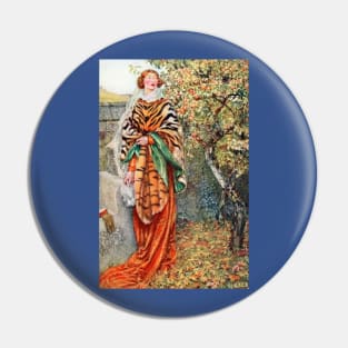 Vivien - Eleanor Fortescue-Brickdale Pin