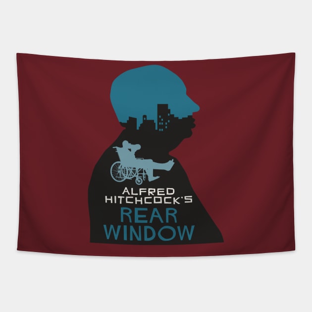 Alfred Hitchcock Rear Window Tapestry by n23tees