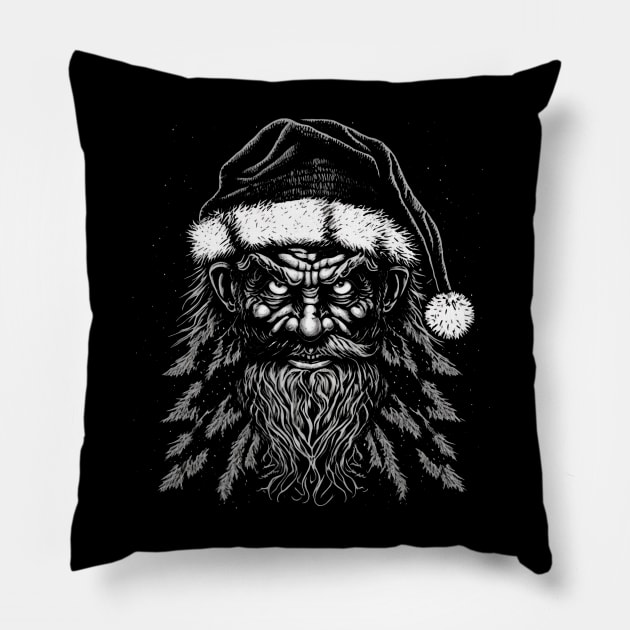 Evil Santa Pillow by stuff101