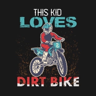 Youth Motorcross, Boys Dirt Bike T-Shirt