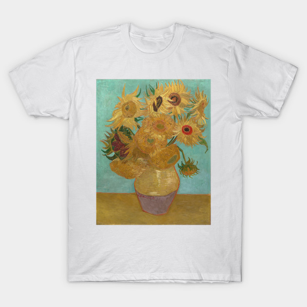 van gogh sunflowers t shirt