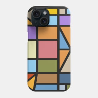 Stained Glass Mosaic Geometrical Pattern Phone Case