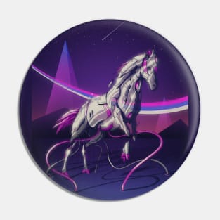 CRISTAL HORSE Pin